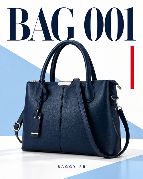 BAG 001 — Baggy PR editorial poster