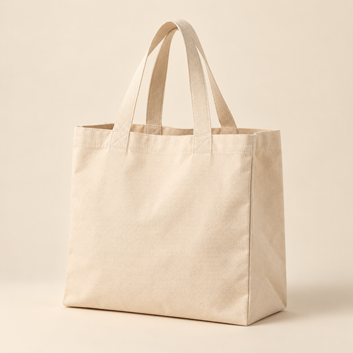 EL TOTE natural canvas market tote — studio